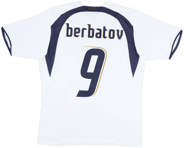 2006-07 Tottenham Home Shirt Berbatov #9 - 9/10 - (M)