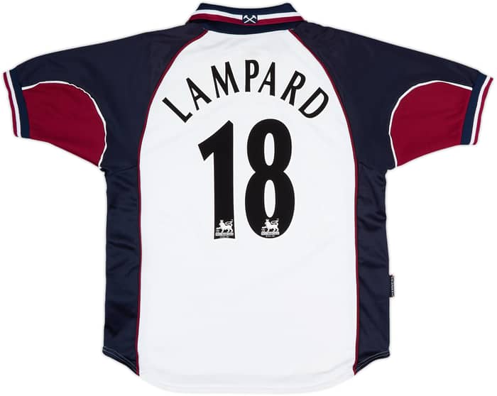 1999-01 West Ham Away Shirt Lampard #18 - 8/10 - (L)