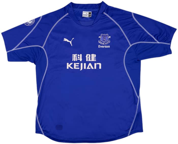 2002-03 Everton Home Shirt Li Tie #12 - 7/10 - (XXL)