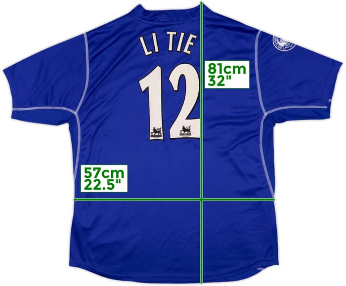 2002-03 Everton Home Shirt Li Tie #12 - 7/10 - (XXL)