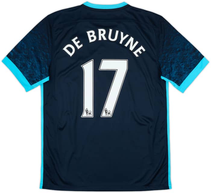 2015-16 Manchester City Away Shirt De Bruyne #17 - 10/10 - (M)