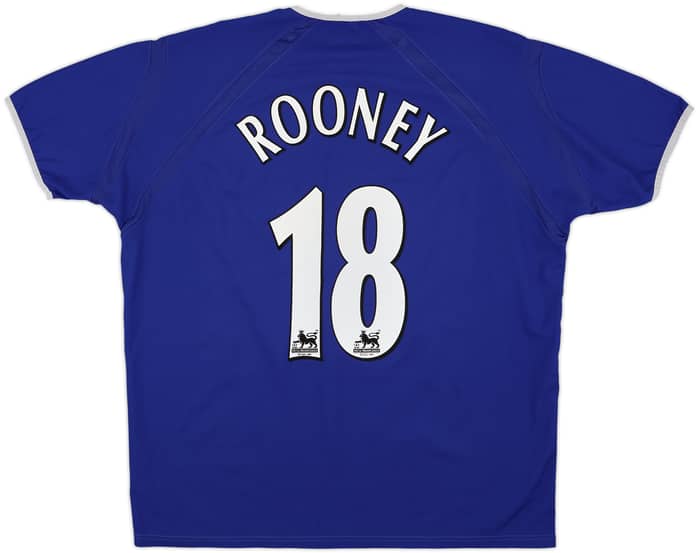 2003-04 Everton Home Shirt Rooney #18 - 7/10 - (XL)