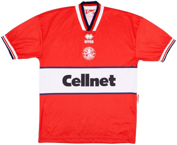 1997-98 Middlesbrough Home Shirt - 8/10 - (L)