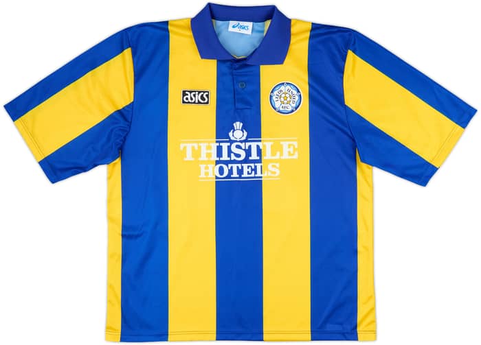 1993-95 Leeds United Away Shirt Yeboah #21 - 8/10 - (XL)