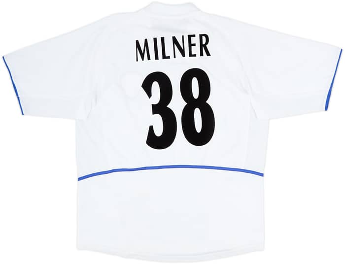 2002-03 Leeds United Home Shirt Milner #38 - 8/10 - (XL)