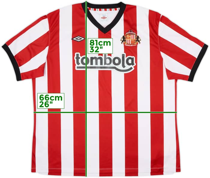 2011-12 Sunderland Home Shirt - 6/10 - (3XL)