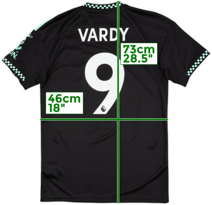 2022-23 Leicester City Away Shirt Vardy #9 (S)