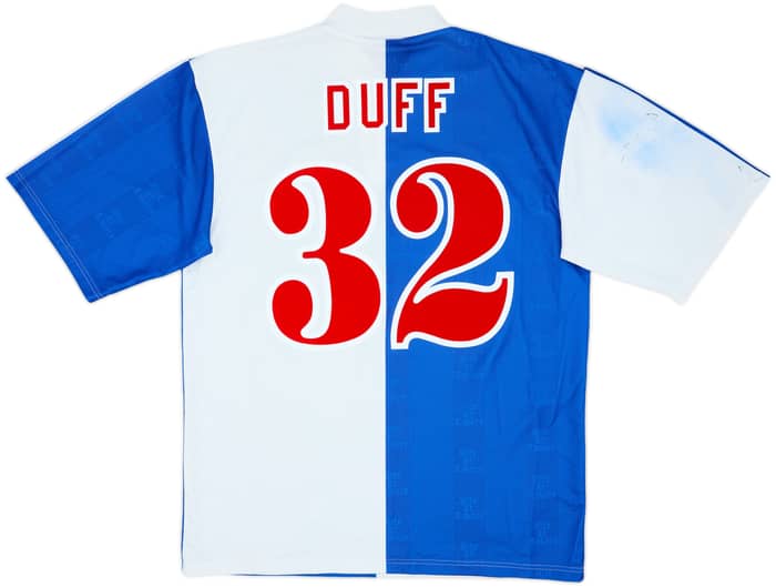 1996-98 Blackburn Home Shirt Duff #32 - 5/10 - (XL)