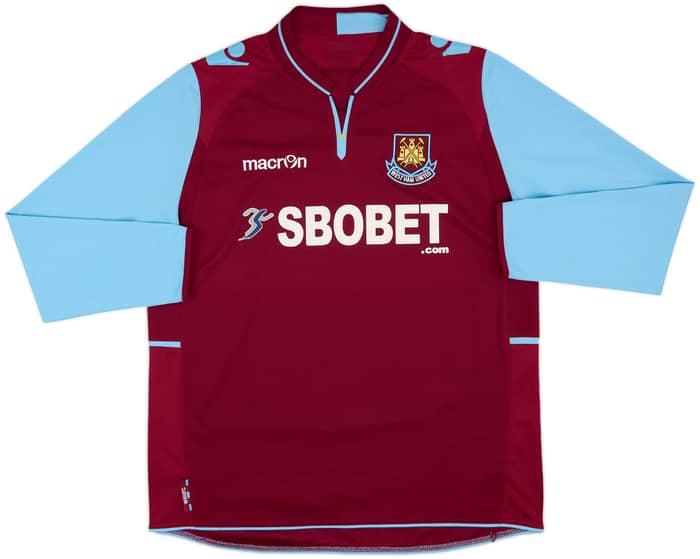 2012-13 West Ham Home L/S Shirt Noble #16 - 6/10 - (XL)