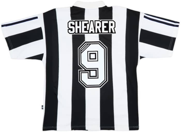 1995-97 Newcastle Home Shirt Shearer #9 - 8/10 - (S)
