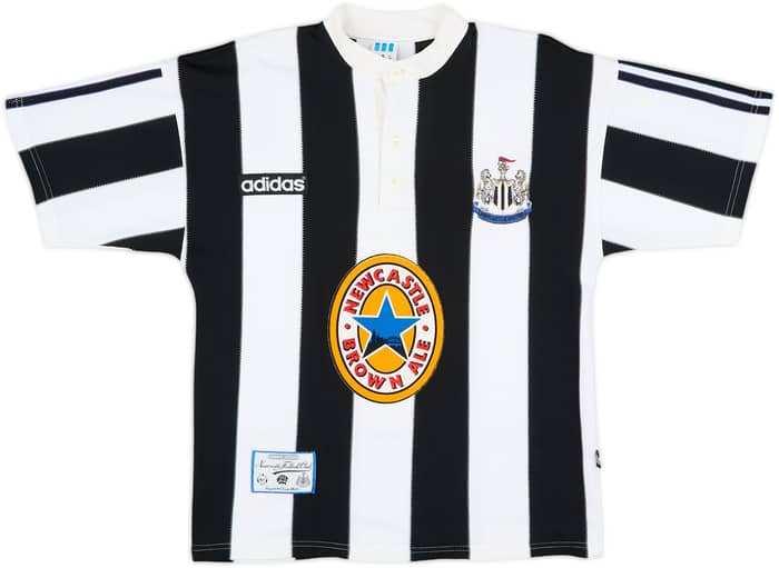 1995-97 Newcastle Home Shirt Shearer #9 - 8/10 - (S)