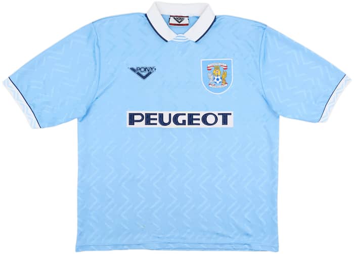 1994-96 Coventry Home Shirt Strachan #26 - 7/10 - (XL)