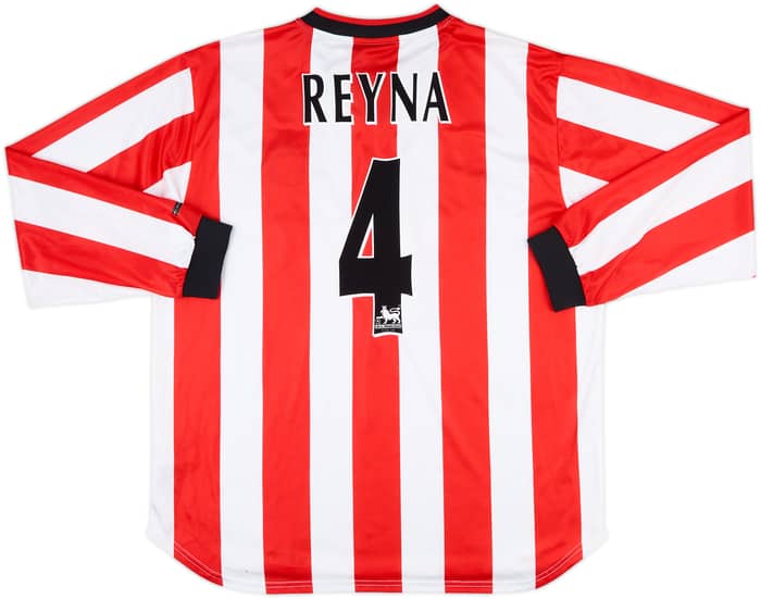 2000-02 Sunderland Home L/S Shirt Reyna #4 - 6/10 - (XL)