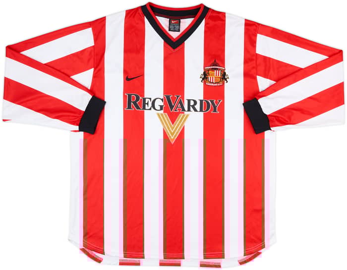 2000-02 Sunderland Home L/S Shirt Reyna #4 - 6/10 - (XL)