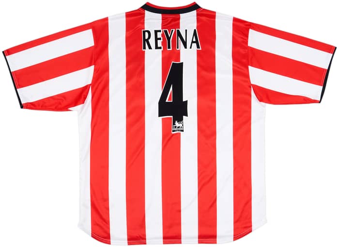 2000-02 Sunderland Home Shirt Reyna #4 - 8/10 - (XXL)