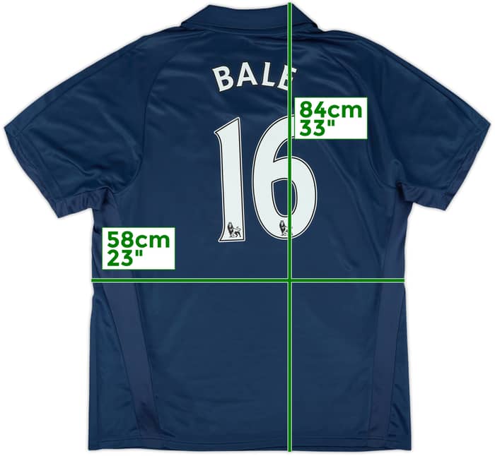 2007-08 Tottenham Away Shirt Bale #16 - 8/10 - (XL)