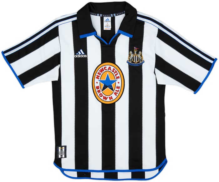 1999-00 Newcastle Home Shirt Shearer #9 - 8/10 - (S)