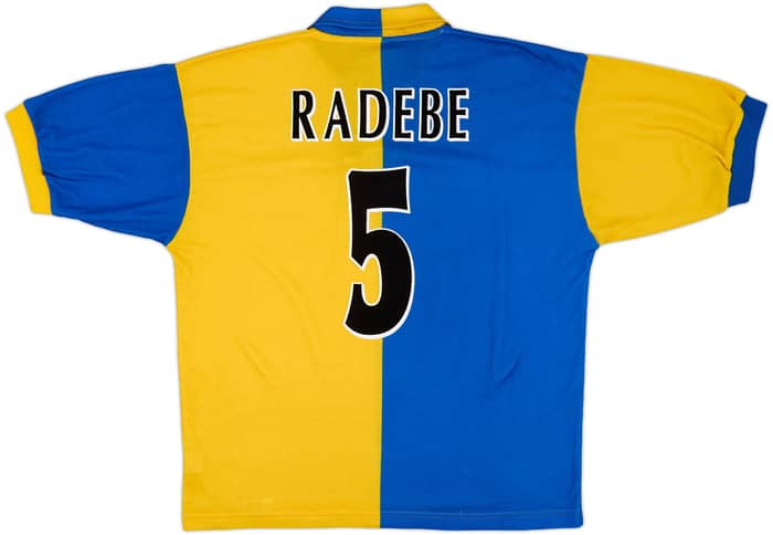 1997-99 Leeds United Away Shirt Radebe #5 - 8/10 - (L)