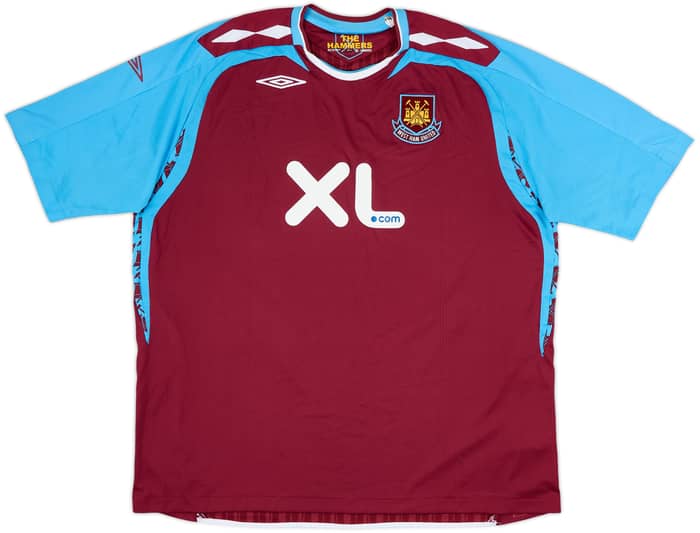 2007-08 West Ham Home Shirt Noble #16 - 8/10 - (3XL)