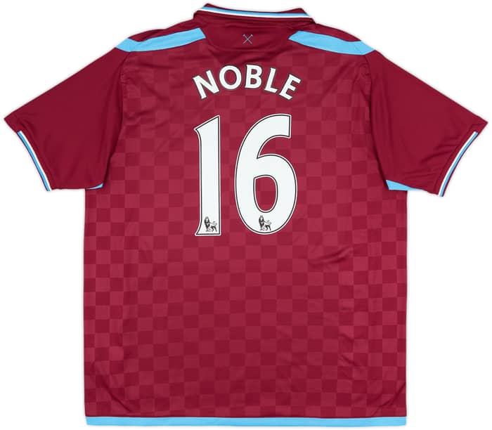 2009-10 West Ham Home Shirt Noble #16 - 9/10 - (XL)