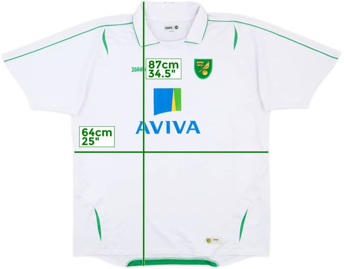 2009-11 Norwich Away Shirt - 6/10 - (3XL)