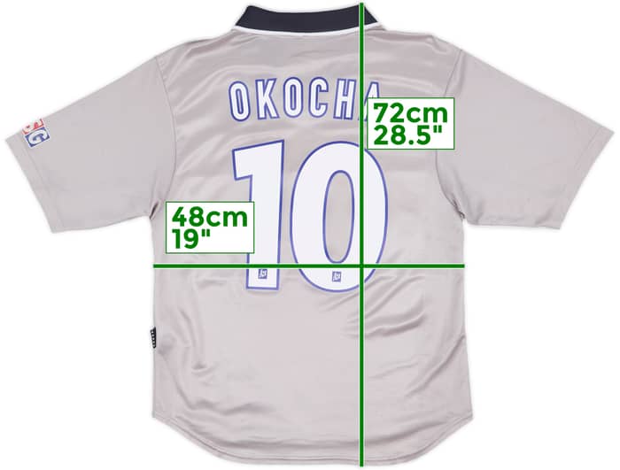 1999-00 Paris Saint-Germain Away Shirt Okocha #10 - 7/10 - (S)