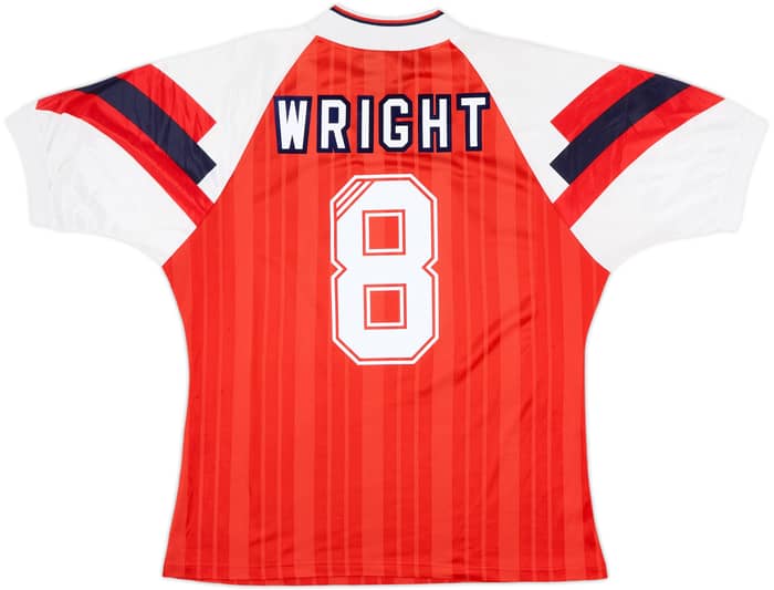 1992-94 Arsenal Home Shirt Wright #8 - 8/10 - (L)