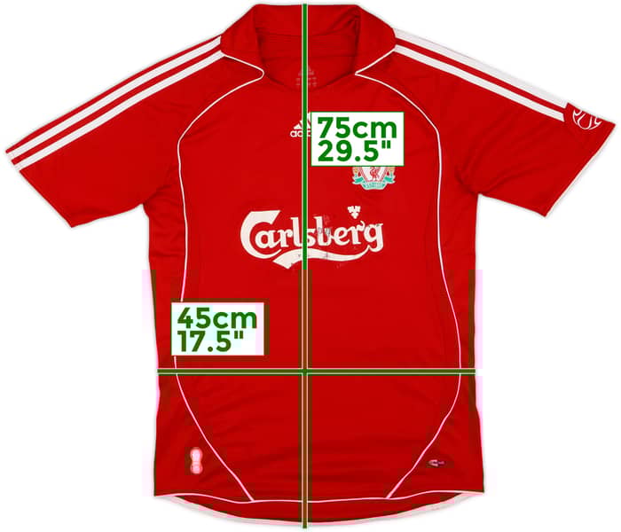 2006-08 Liverpool Home Shirt - 5/10 - (S)
