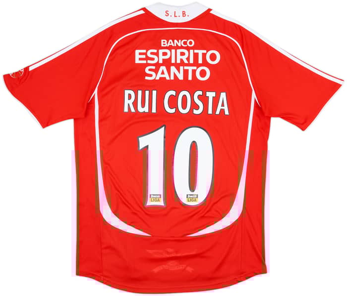 2006-07 Benfica Home Shirt Rui Costa #10 - 9/10 - (M)