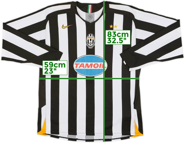 2005-06 Juventus Signed Home L/S Shirt Cannavaro #28 - 4/10 - (XL)