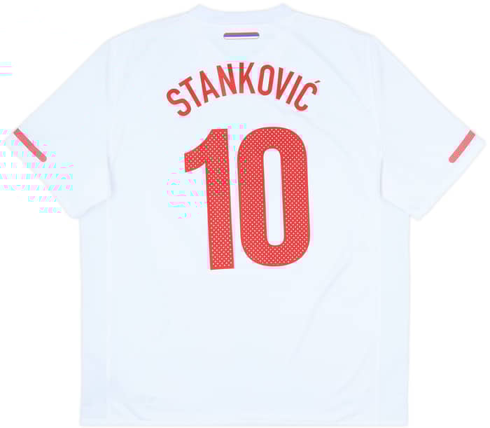 2010-12 Serbia Away Shirt Stankovic #10 - 8/10 - (XL)