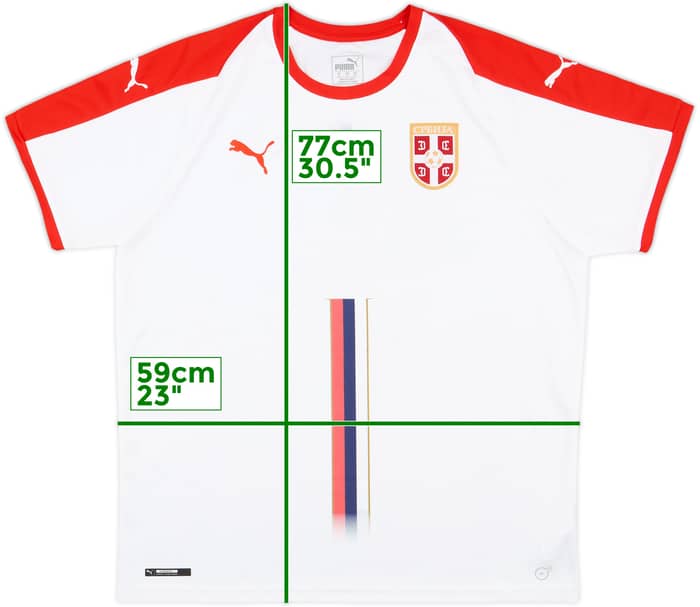 2018-19 Serbia Away Shirt - 9/10 - (XL)