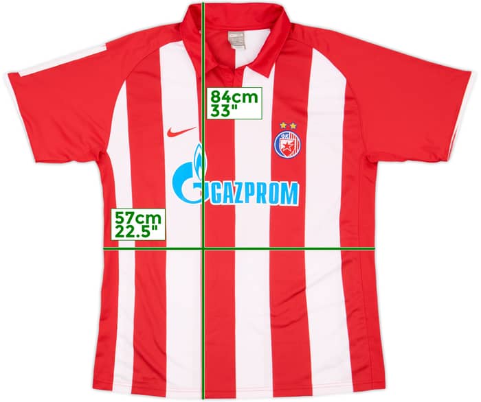 2009-10 Red Star Belgrade Home Shirt - 7/10 - (XL)