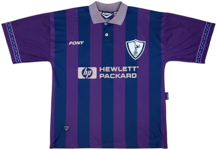 1995-97 Tottenham Away Shirt Sheringham #10 - 6/10 - (XL)