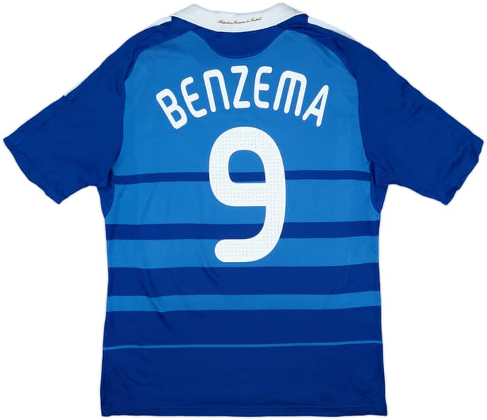 2008-09 France Home Shirt Benzema #9 - 8/10 - (L)