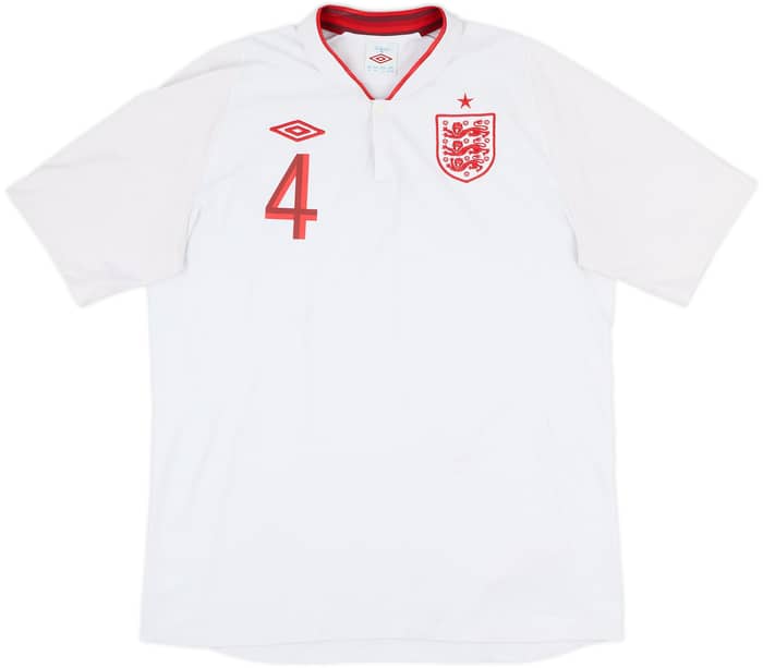 2012-13 England Home Shirt Gerrard #4 - 6/10 - (L)