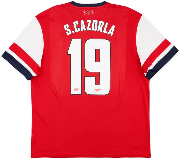 2012-14 Arsenal Home Shirt S.Cazorla #19 - 6/10 - (XXL)