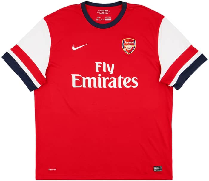 2012-14 Arsenal Home Shirt S.Cazorla #19 - 6/10 - (XXL)