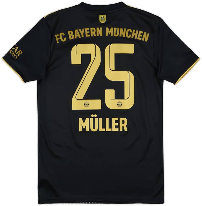 2021-22 Bayern Munich Away Shirt Muller #25 - 5/10 - (XS)