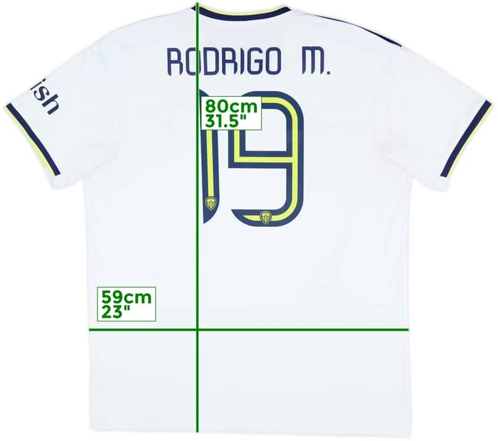 2022-23 Leeds United Home Shirt Rodrigo M. #19 - 9/10 - (XL)