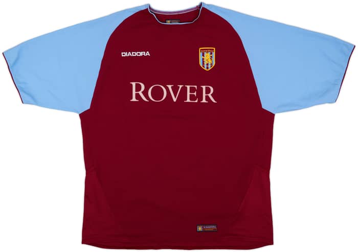 2003-04 Aston Villa Home Shirt Hadji #20 - 8/10 - (XL)