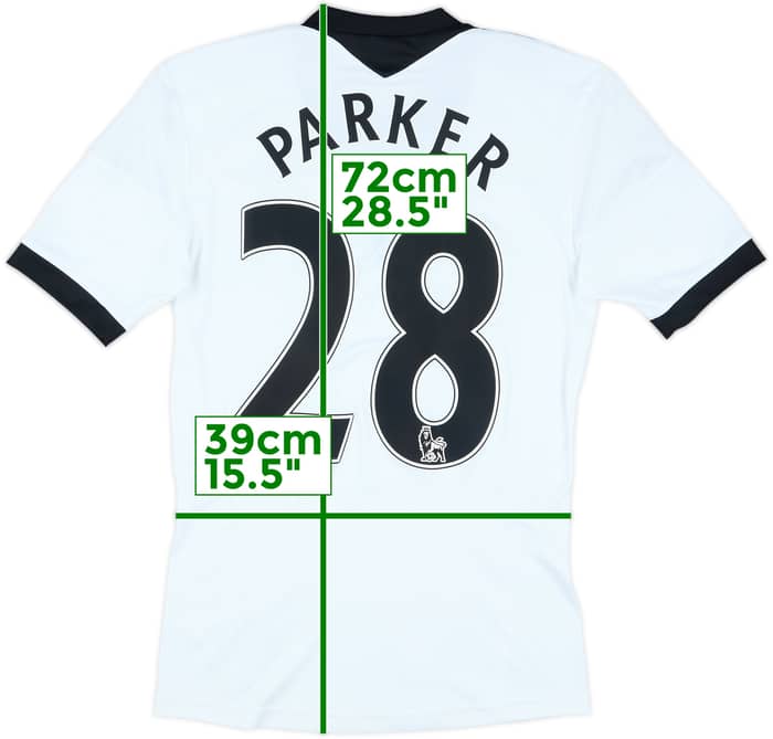 2013-14 Fulham Home Shirt Parker #28 - 6/10 - (S)