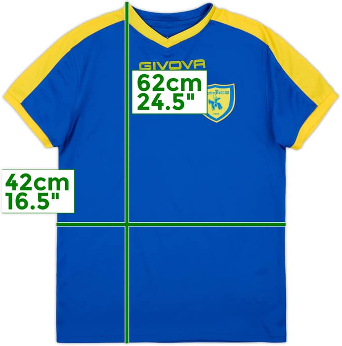 2010s Chievo Verona Givova Training Shirt - 8/10 - (XS)