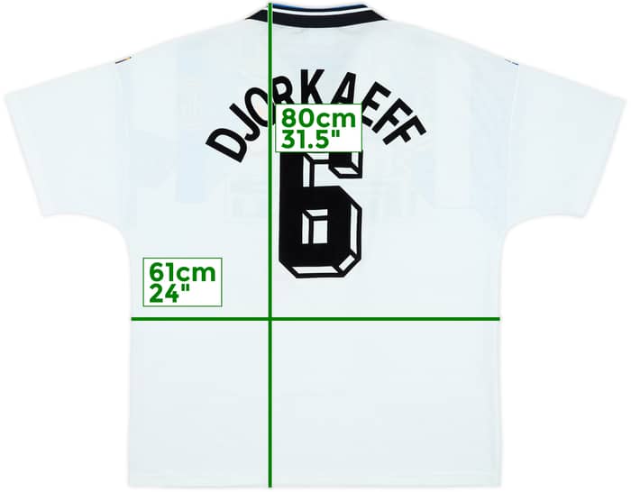 1995-96 Inter Milan Third Shirt Djorkaeff #6 - 6/10 - (XL)