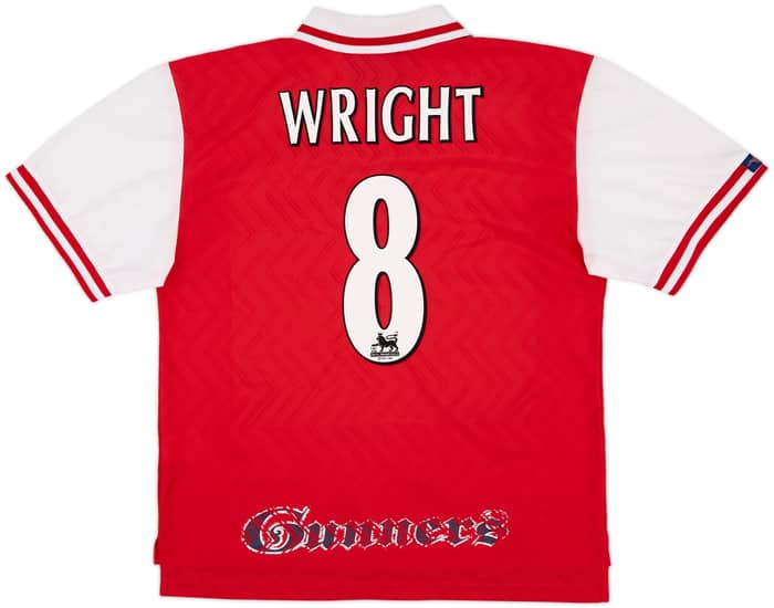 1996-98 Arsenal Home Shirt Wright #8 - 8/10 - (XL)