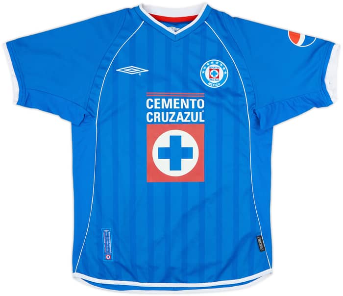 2002-03 Cruz Azul Home Shirt - 9/10 - (M)