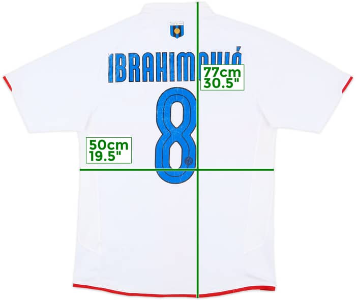 2007-08 Inter Milan Centenary Away Shirt Ibrahimovic #8 - 5/10 - (M)
