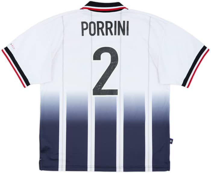 1997-99 Rangers Away Shirt Porrini #2 - 7/10 - (L)