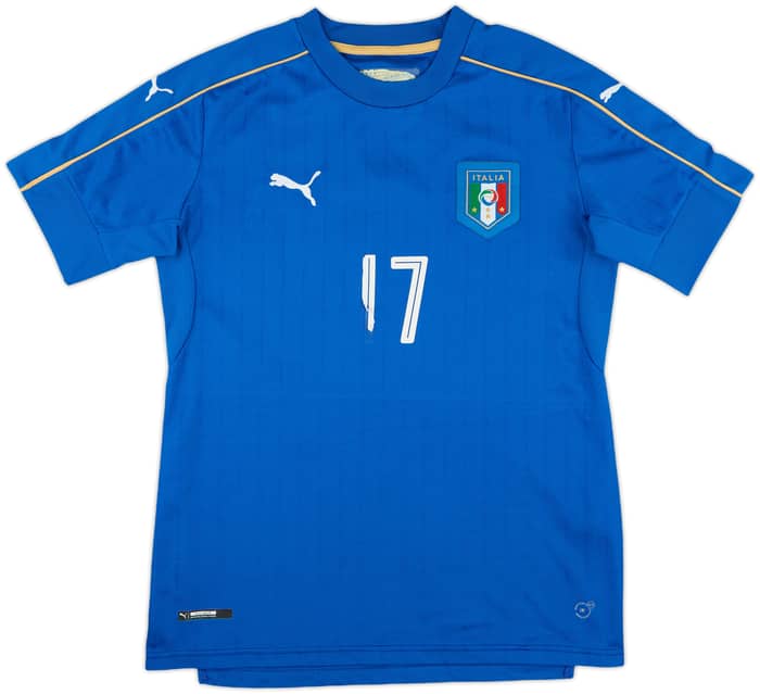 2016-17 Italy Home Shirt Eder #17 - 5/10 - (M)