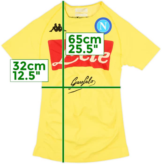 2015-17 Napoli Kappa Player Issue Compression Shirt - 9/10 - (XL/XXL)